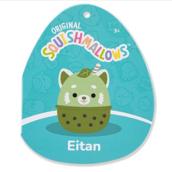 NWT Squishmallows Original 14in Eitan The Matcha Boba Red Panda – Official Jazwa - Picture 5 of 5